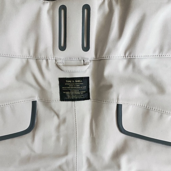 Burton snow pants  IDIOM ICE WHITE size M - Picture 2 of 6